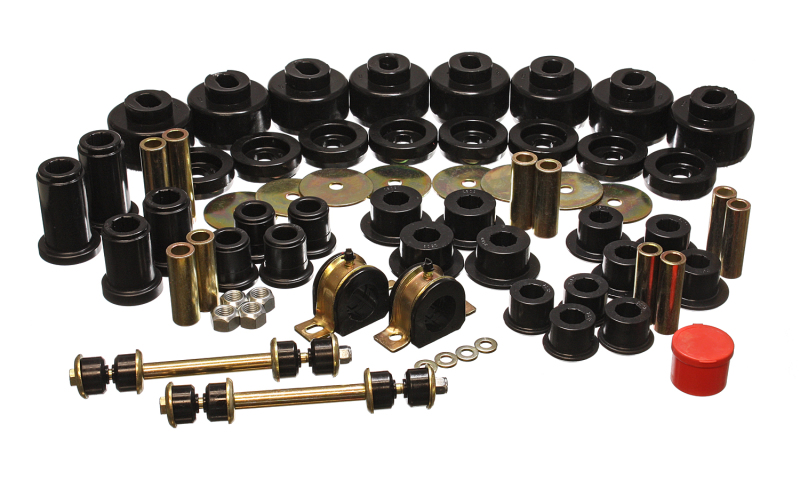 Chevrolet Silverado Master Bushing Kit - Energy Suspension - Hyper-Flex System - Black - `01-`06